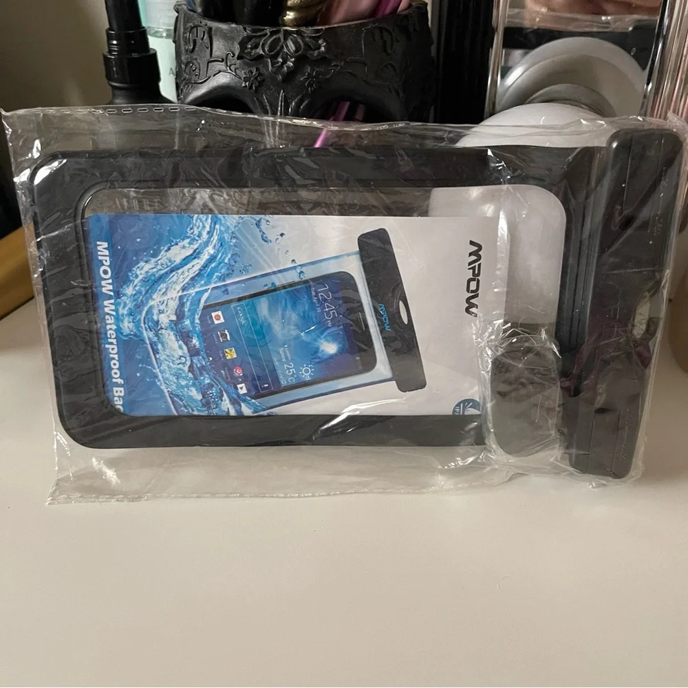 3/$15 MPOW Waterproof Bag with Lanyard Black